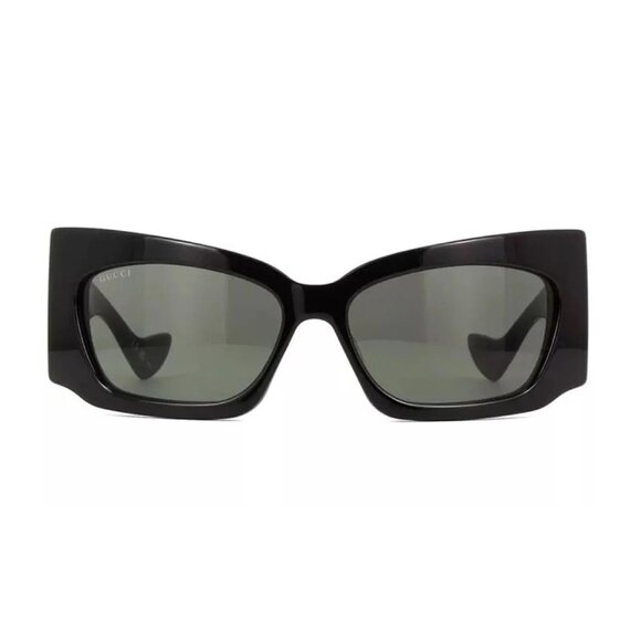 NEW GUCCI SUNGLASSES BLACK WOMEN EYEWEAR GUCCI GG1412S 001 - Picture 2 of 3